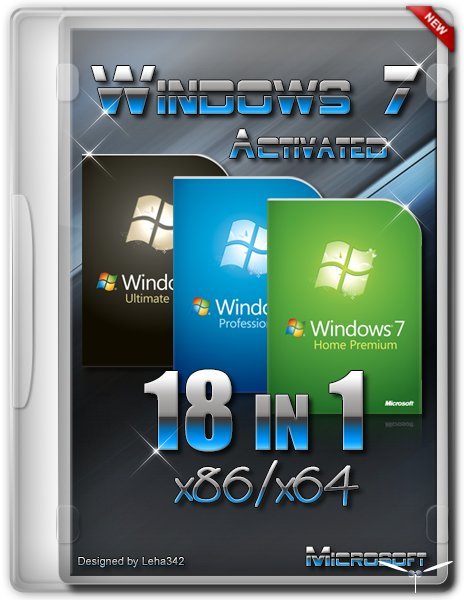 Windows 7 SP1 [x86-x64 18in1 Activated v4] (2016/PC/Русский) | by m0nkrus