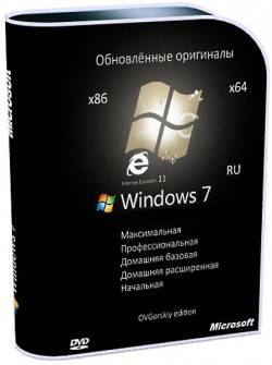 Windows 7 [x86/x64 SP1 Original Update 05.2016] (2016/PC/Русский) | by OVGorskiy
