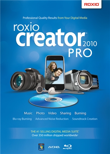 Roxio Creator 2010 PRO + Content + PhotoSuite
