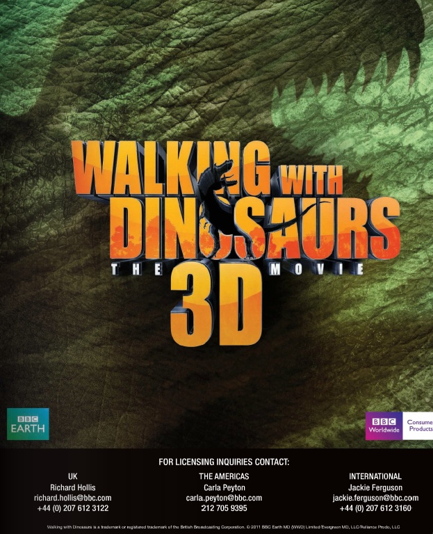 Прогулка с динозаврами 3D / Walking with Dinosaurs 3D (2013/HD) 1080p | Трейлер