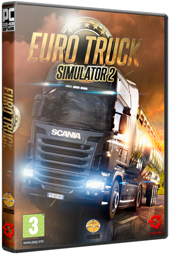 Euro Truck Simulator 2: Gold Bundle + TSM Map [v1.5.2.1s + TSM Map & DLC] (2012/PC/Русский) | ReРack от Black Beard