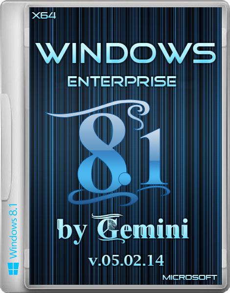 Windows 8.1 Enterprise [v.05.02.14] (64bit) (2014/РС/Русский) by Gemini