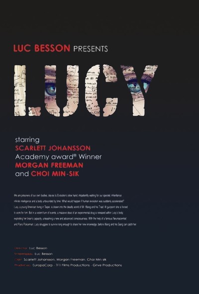 Люси / Lucy (2014/HD) 720p трейлер