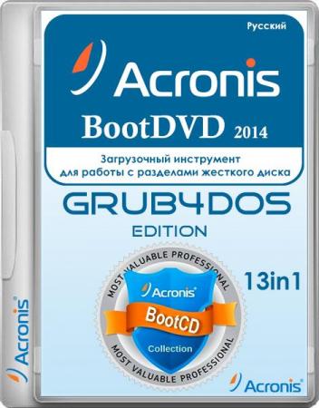 Acronis BootDVD 2014 Grub4Dos Edition [v.21 / 13in1] (2014) Русский